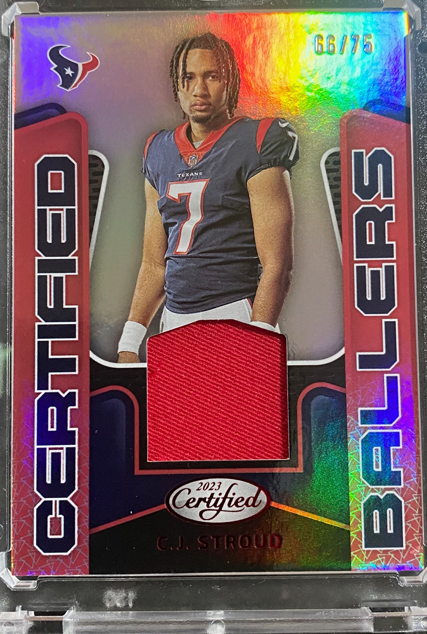 2023 CJ Stroud Rookie #'d /75 Rookie Certified