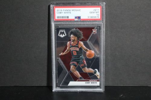 Coby White Mosaic 19-20 RC -- PSA 10