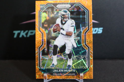 Jalen Hurts Prizm Orange Laser