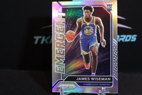 James Wiseman Prizm Silver Emergent