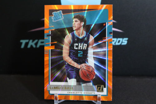 Lamelo Ball Donruss Rated Rookie Orange Laser