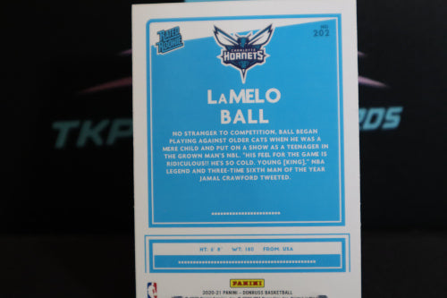 Lamelo Ball Donruss Rated Rookie Orange Laser