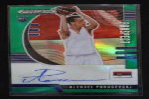 Aleksej Pokusevski Prizm Draft Pick Auto -- Green